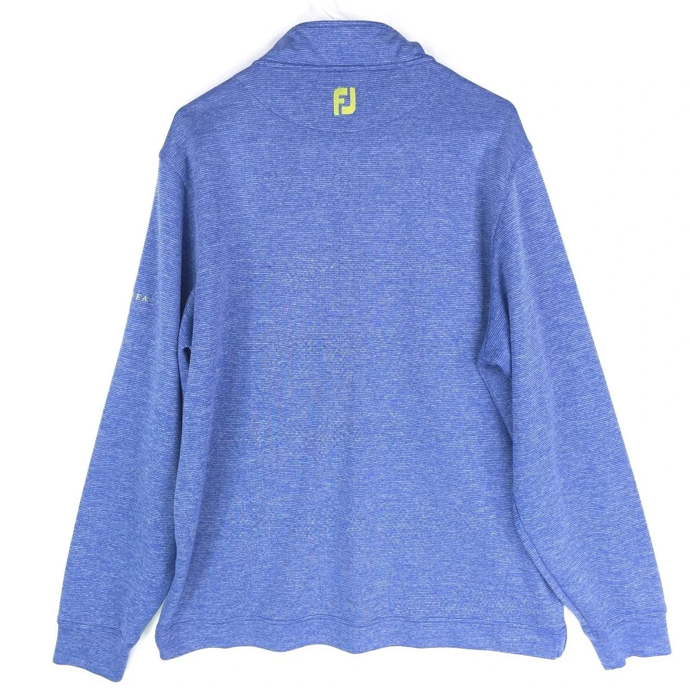 FootJoy Jacket Mens XL Blue Golf 1/4 Zip Performance Pullover Terranea Resort